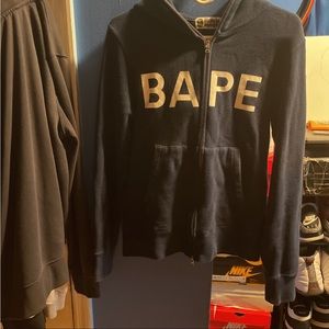 Bathing ape hoodie size small